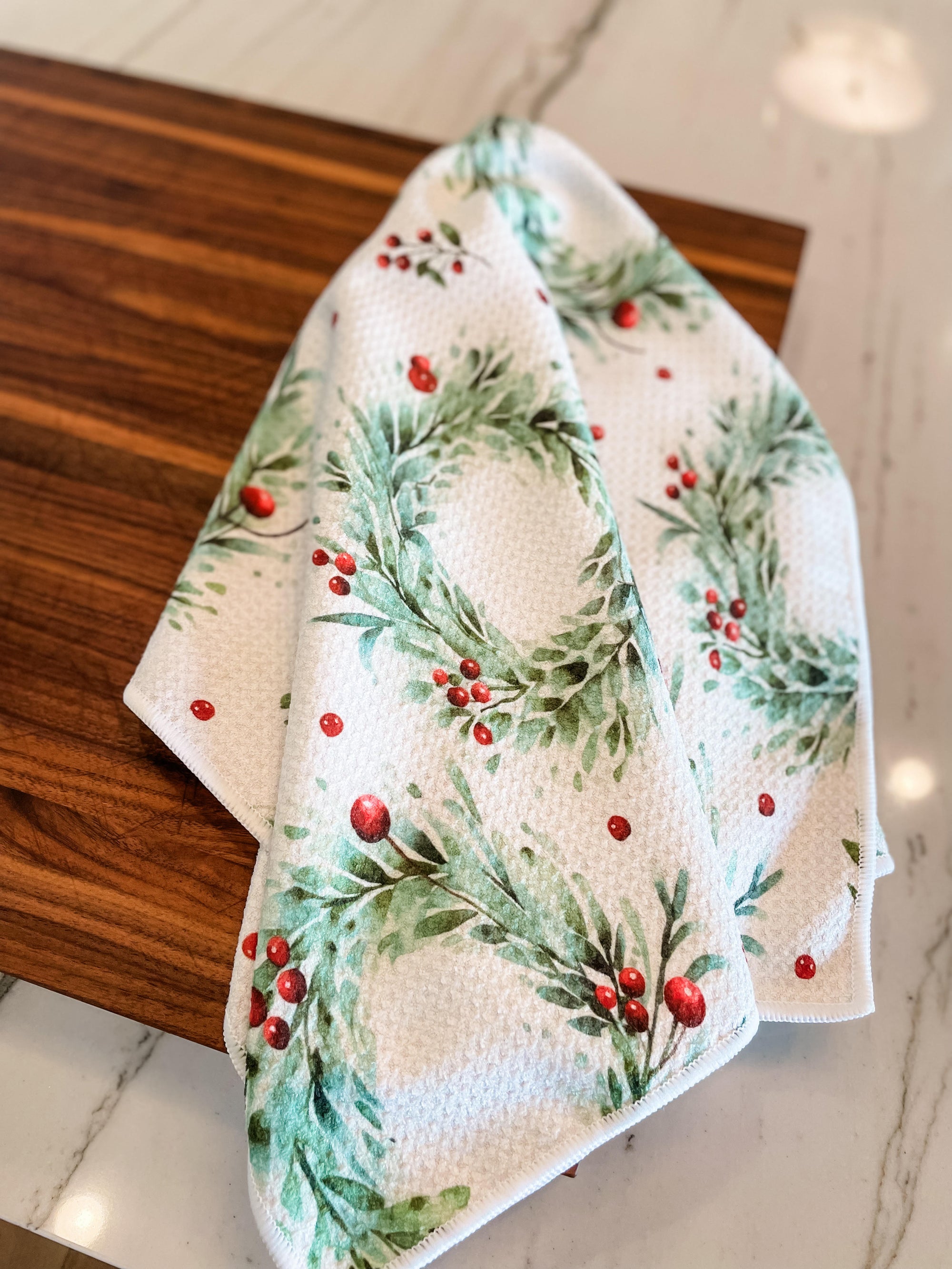 Holly Jolly Christmas Hand Towel