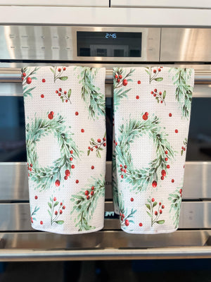 Holly Jolly Christmas Hand Towel