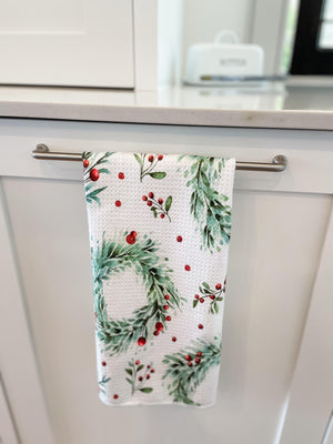 Holly Jolly Christmas Hand Towel