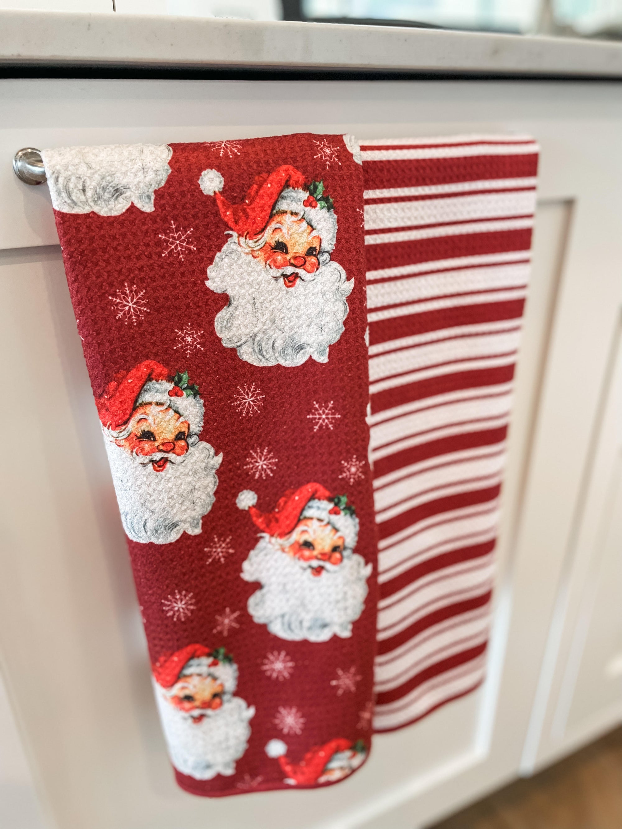 Vintage Santa Hand Towel