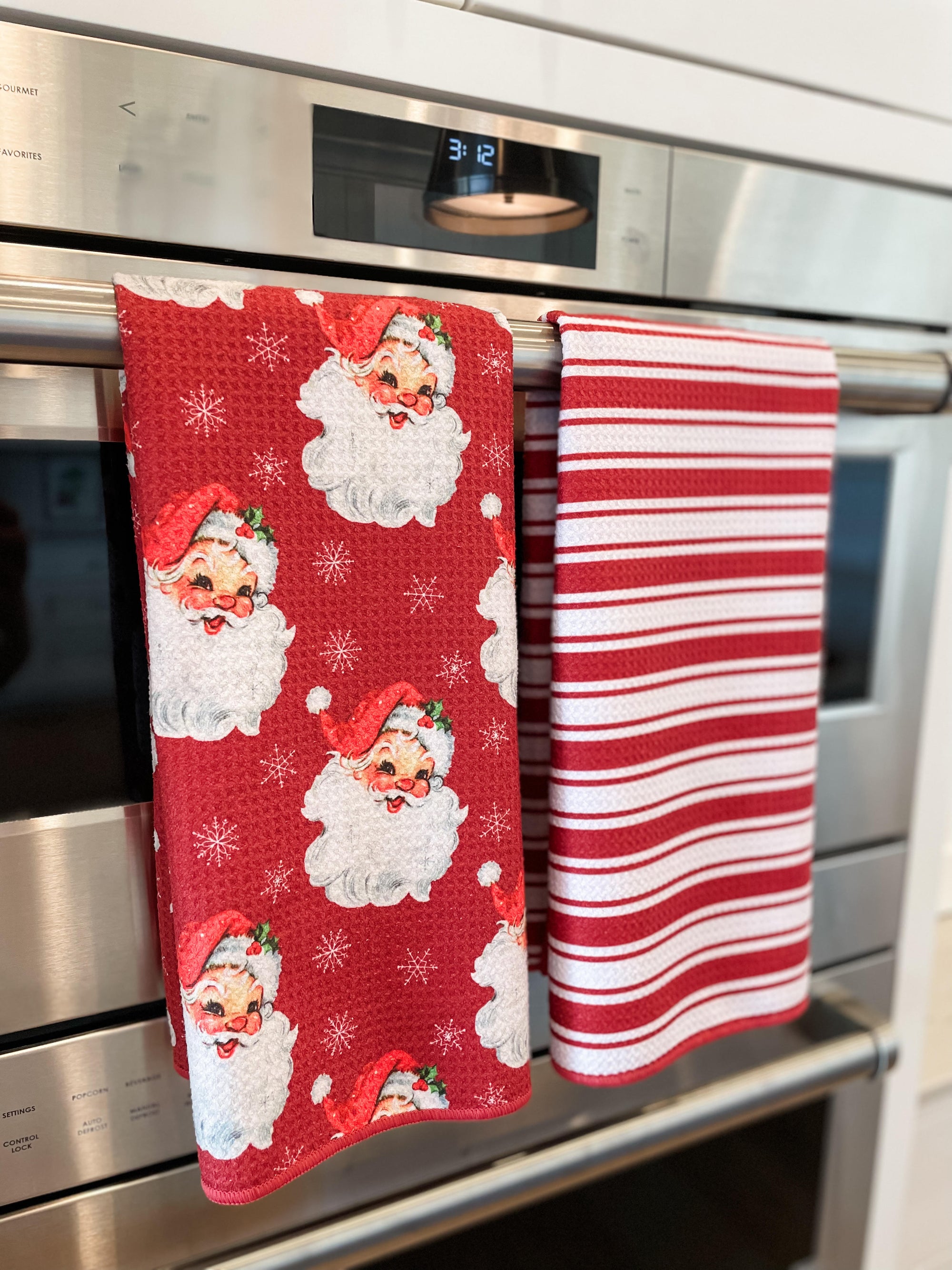 Vintage Santa Hand Towel