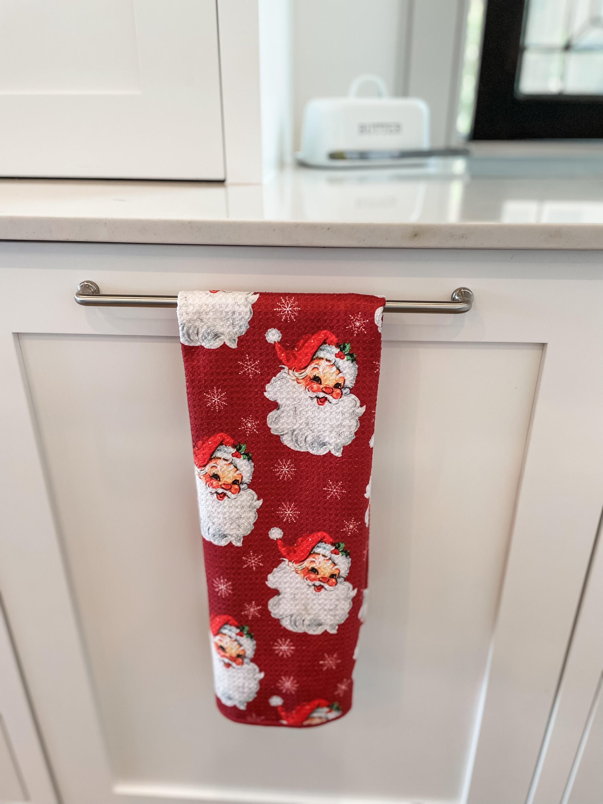 Vintage Santa Hand Towel